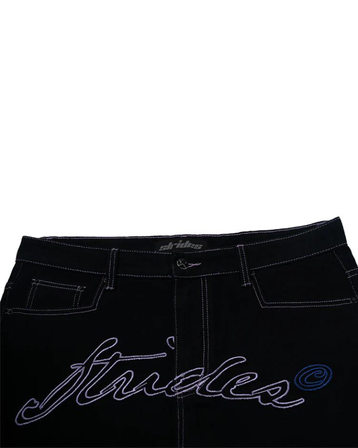 Strides Embroidery Denim