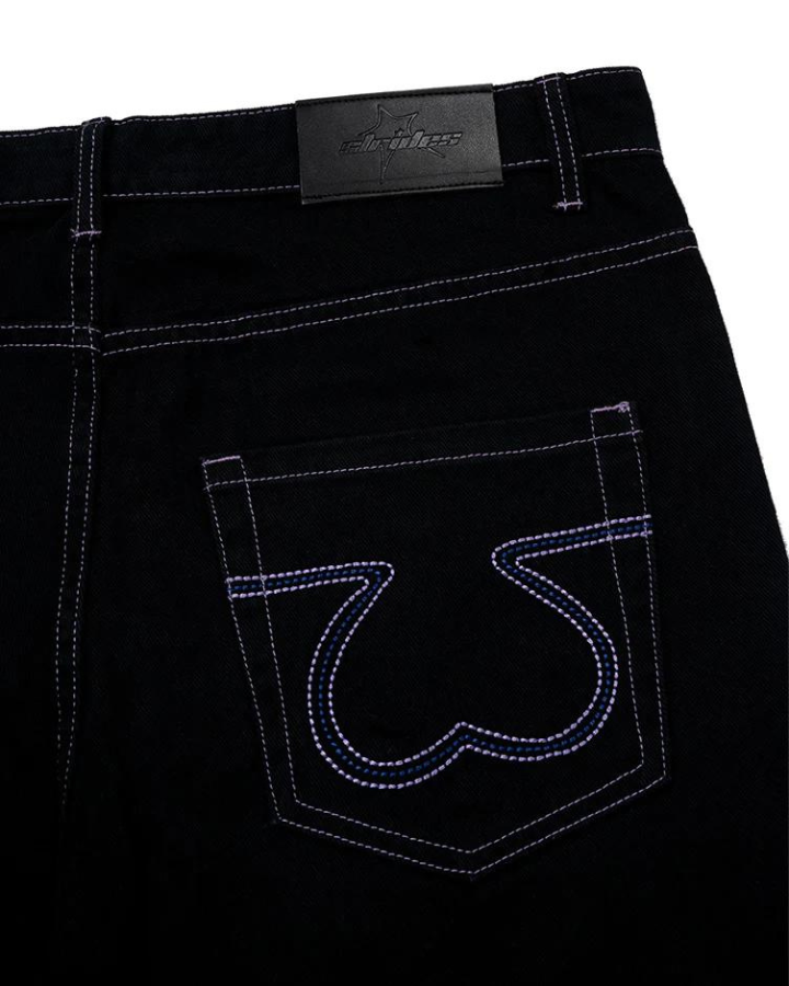 Strides Embroidery Denim