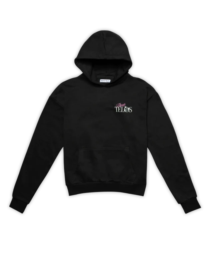 HOODIE "HEARTBREAK HURTS" - BLACK