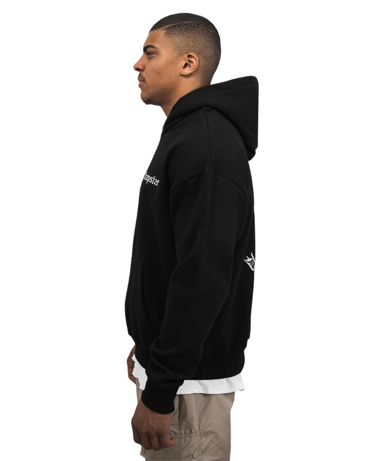 HEAVY OVERSIZE MONEY ON MY MIND HOODIE BLACK